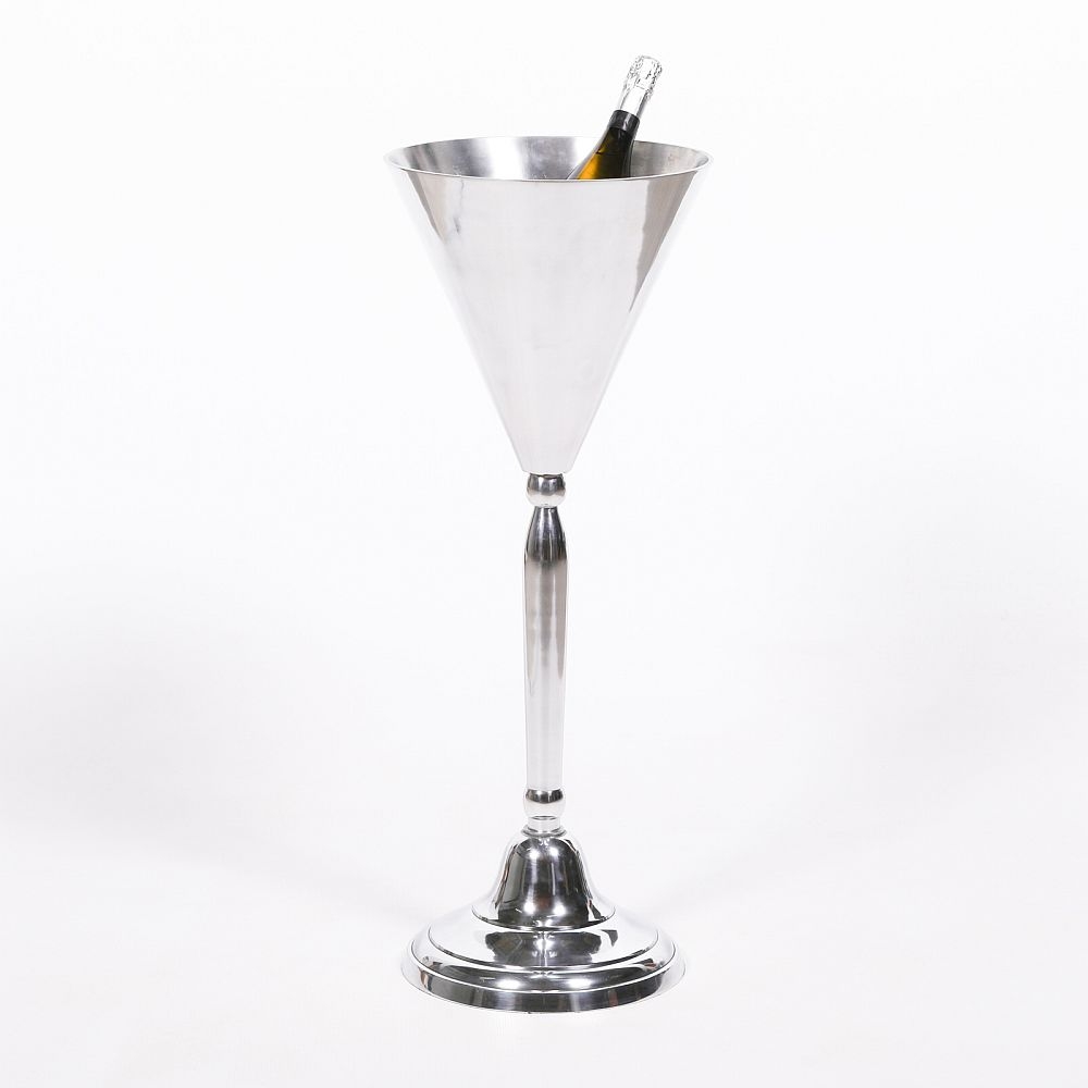 Product photograph of Aluminium Floor Stand Wine Cooler from Choice Furniture Superstore.
